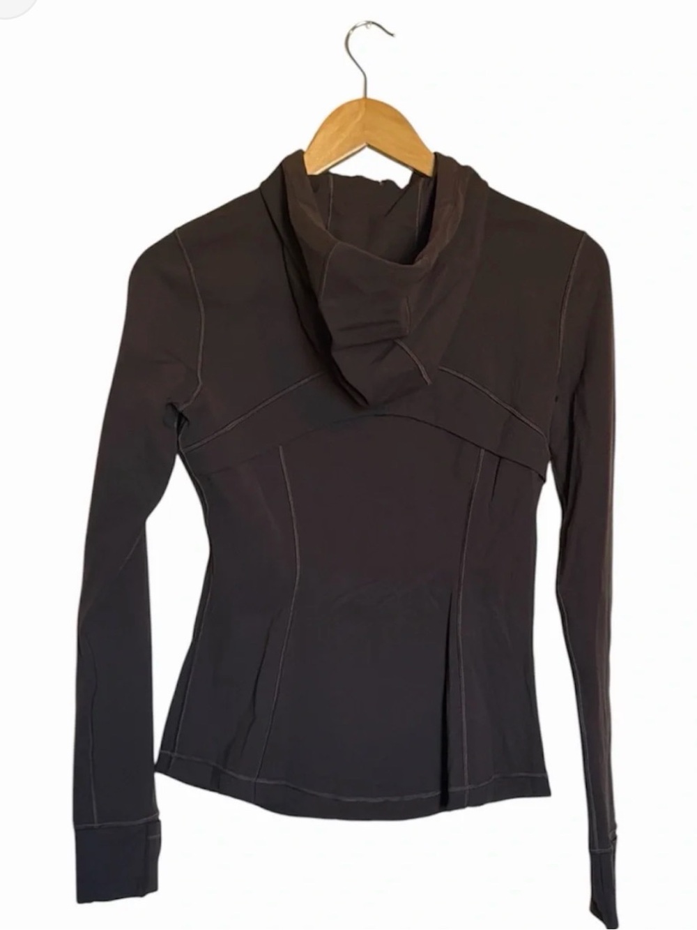 Lululemon 3-Piece Brown Activewear Set Define Hoodie, Flare Pants & Swiftly Tee! - Picture 7 of 10